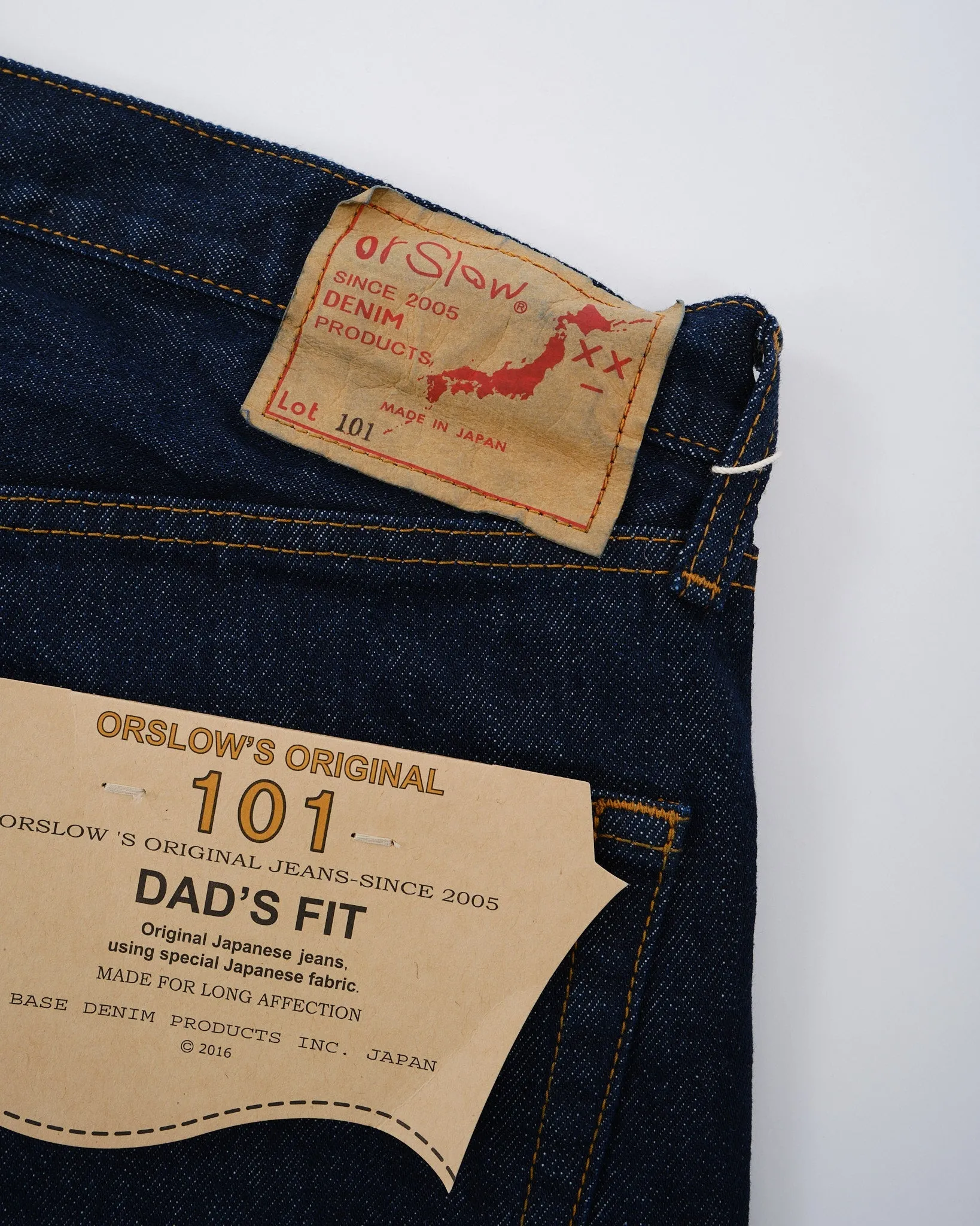 101 DAD'S FIT DENIM PANTS ONE WASH