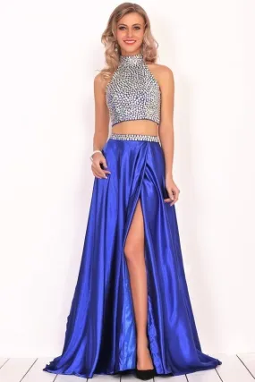 2024 Prom Dresses A Line Two Pieces With P63DDYS1