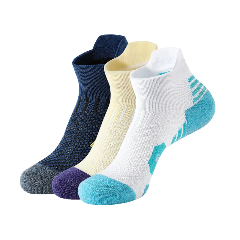 3 Pack Juniors Anti Slip Running Socks