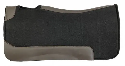 3/4" Thick Black Felt Saddle Pad