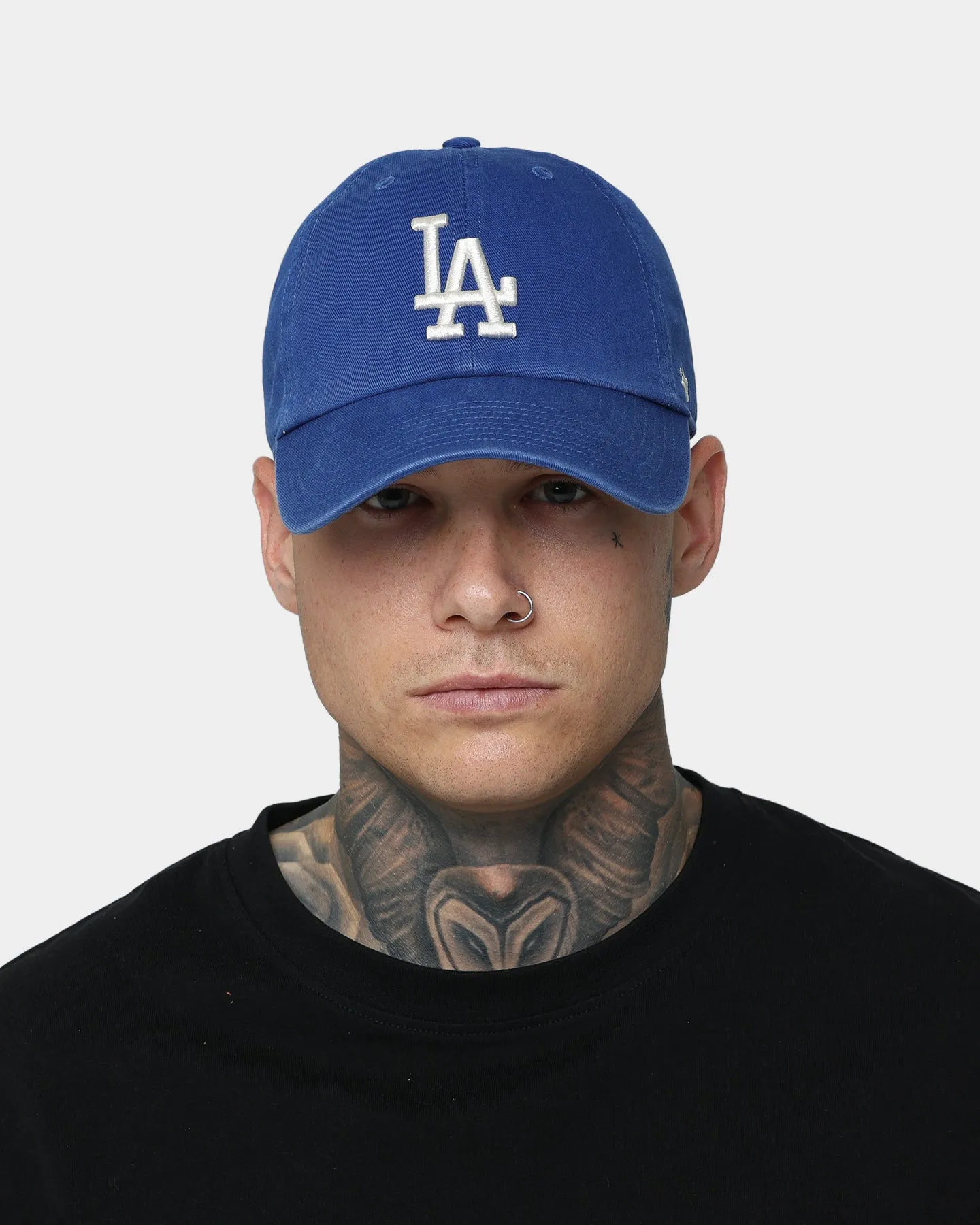 47 Brand Los Angeles Dodgers 'Classic Royal' Clean Up Strapback Royal/Natural