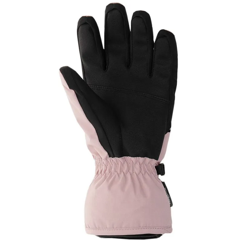 4F Womens Ski Gloves - Black/Pink