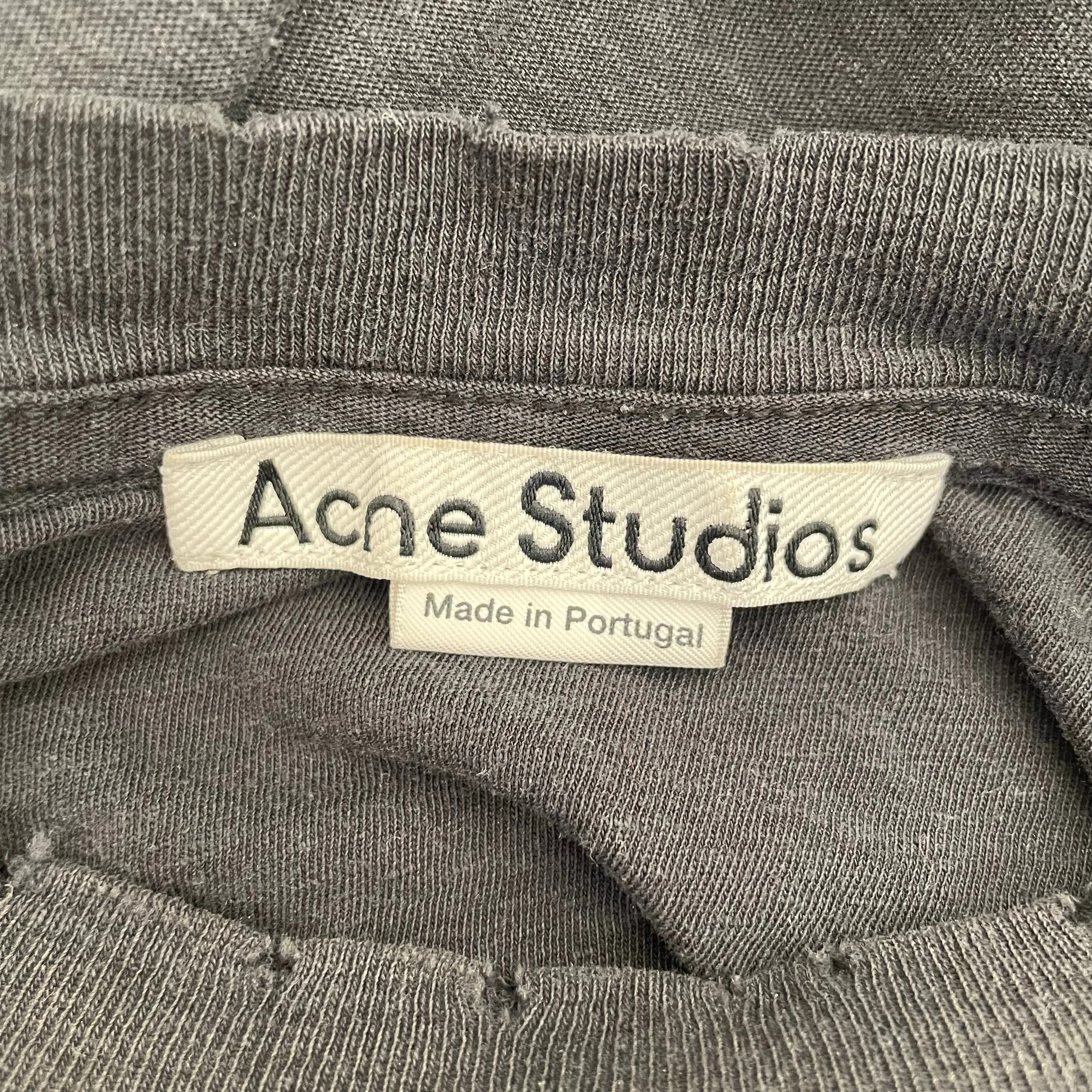 Acne Studios/T-Shirt/XL/Cotton/BLK/