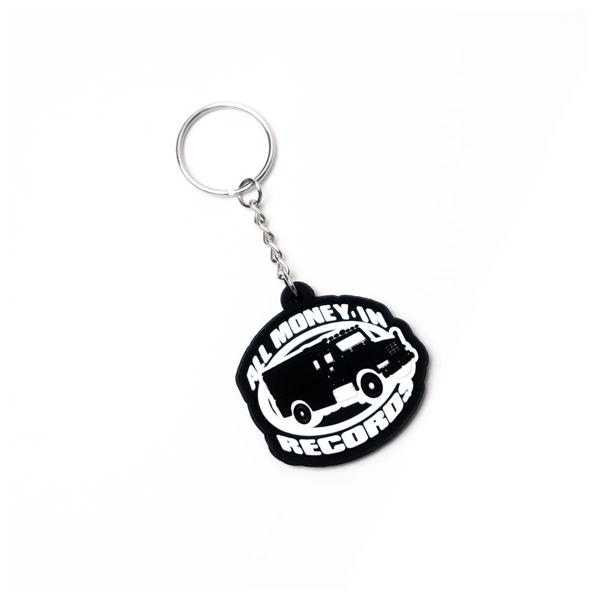 All Money In Truck Rubber Keychain