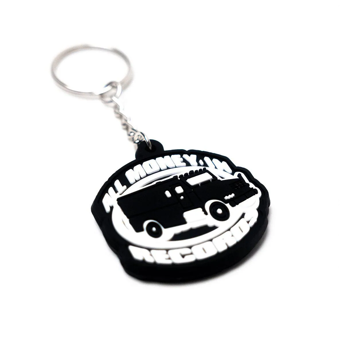 All Money In Truck Rubber Keychain