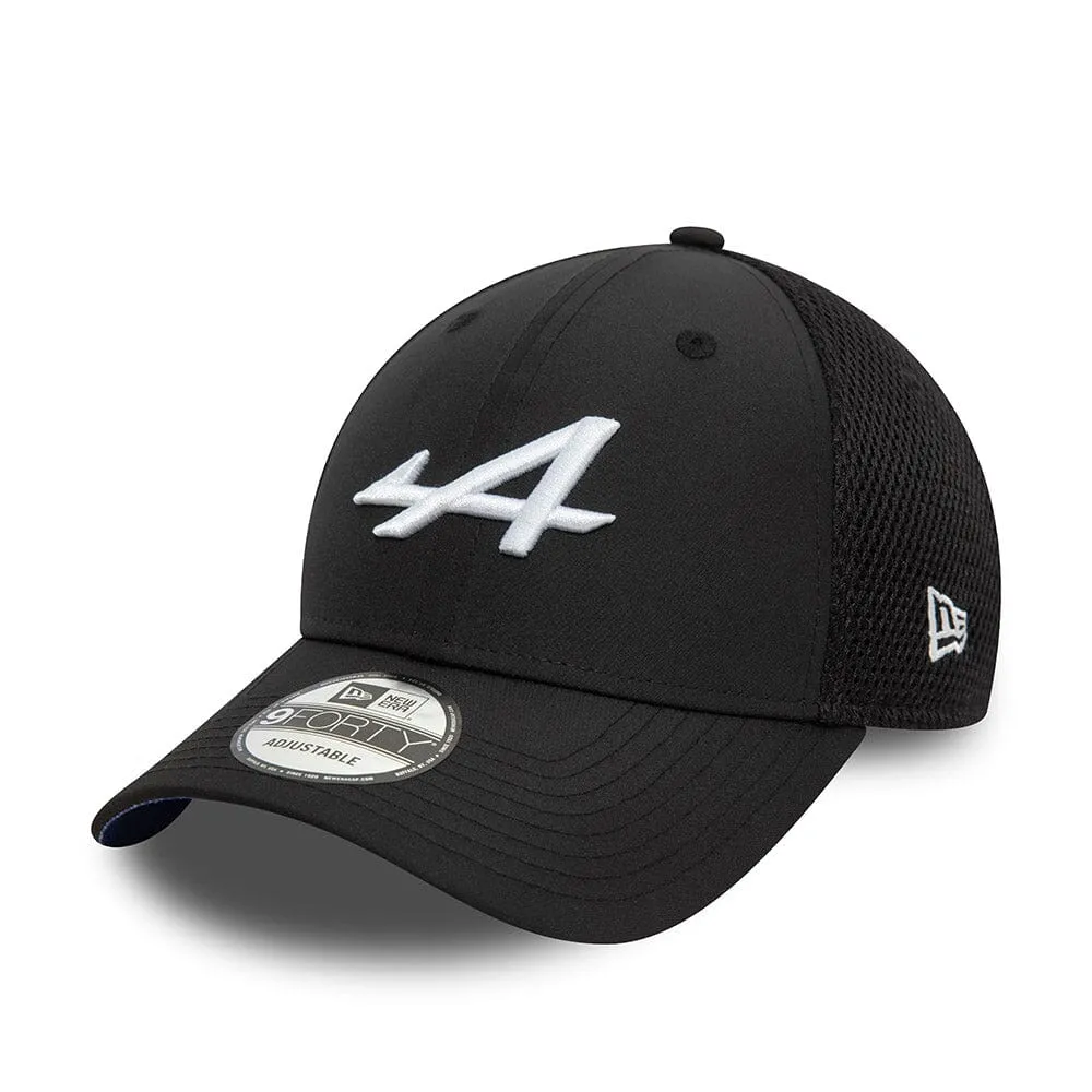 Alpine Racing F1 2024 New Era 9Forty Black Team Hat - Adult/Kids