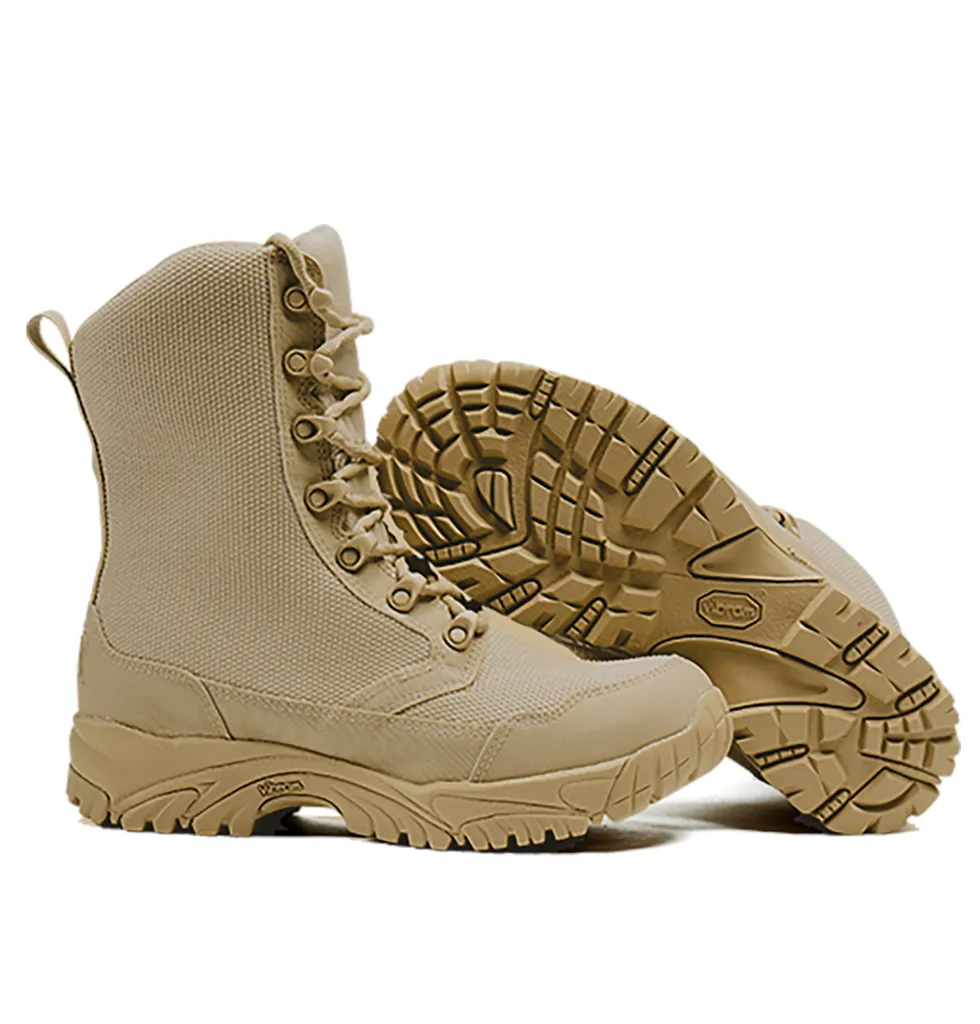 ALTAI Tan Combat Waterproof 8" Boots (MFM100)