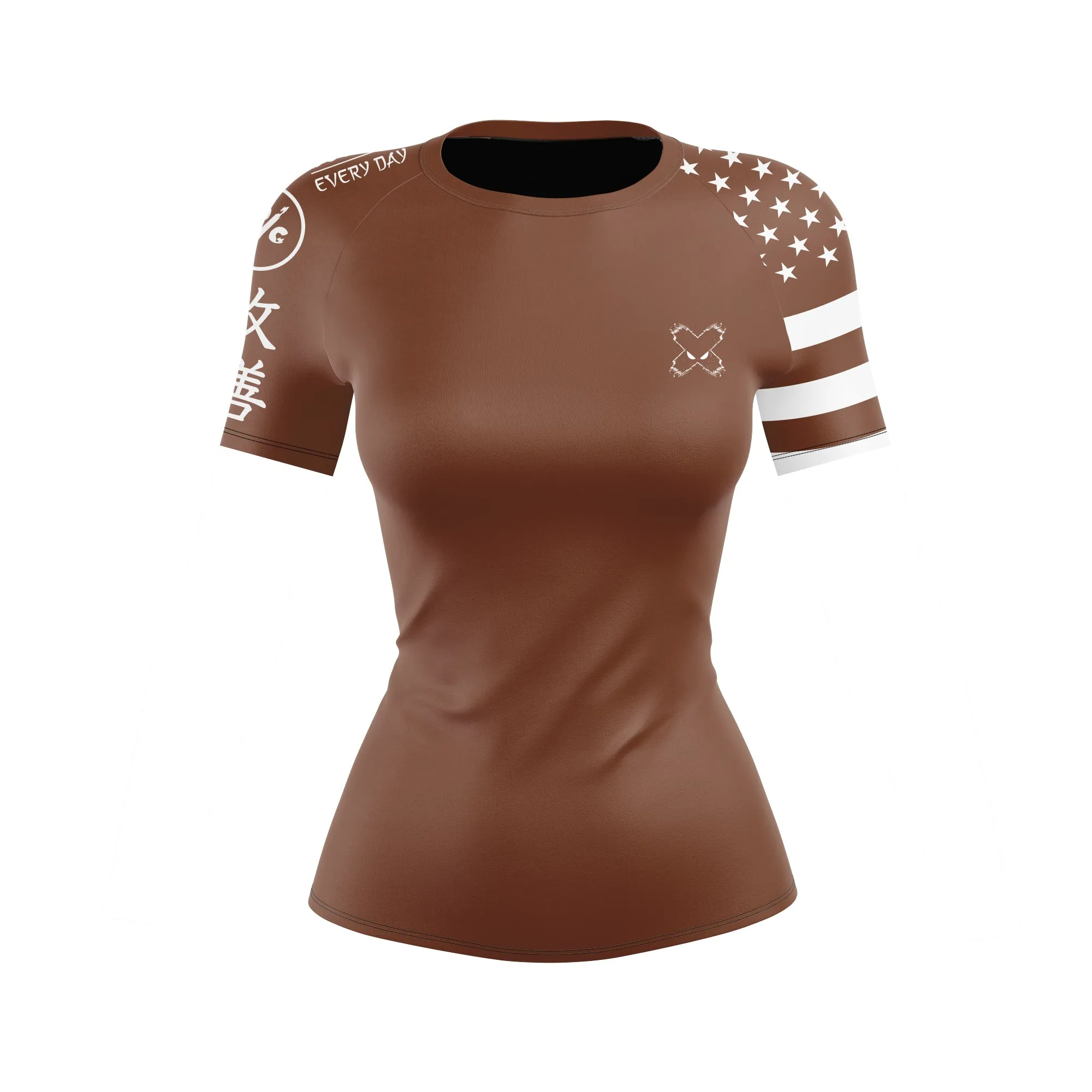 American Fighter Women's Rank BJJ Rash Guard