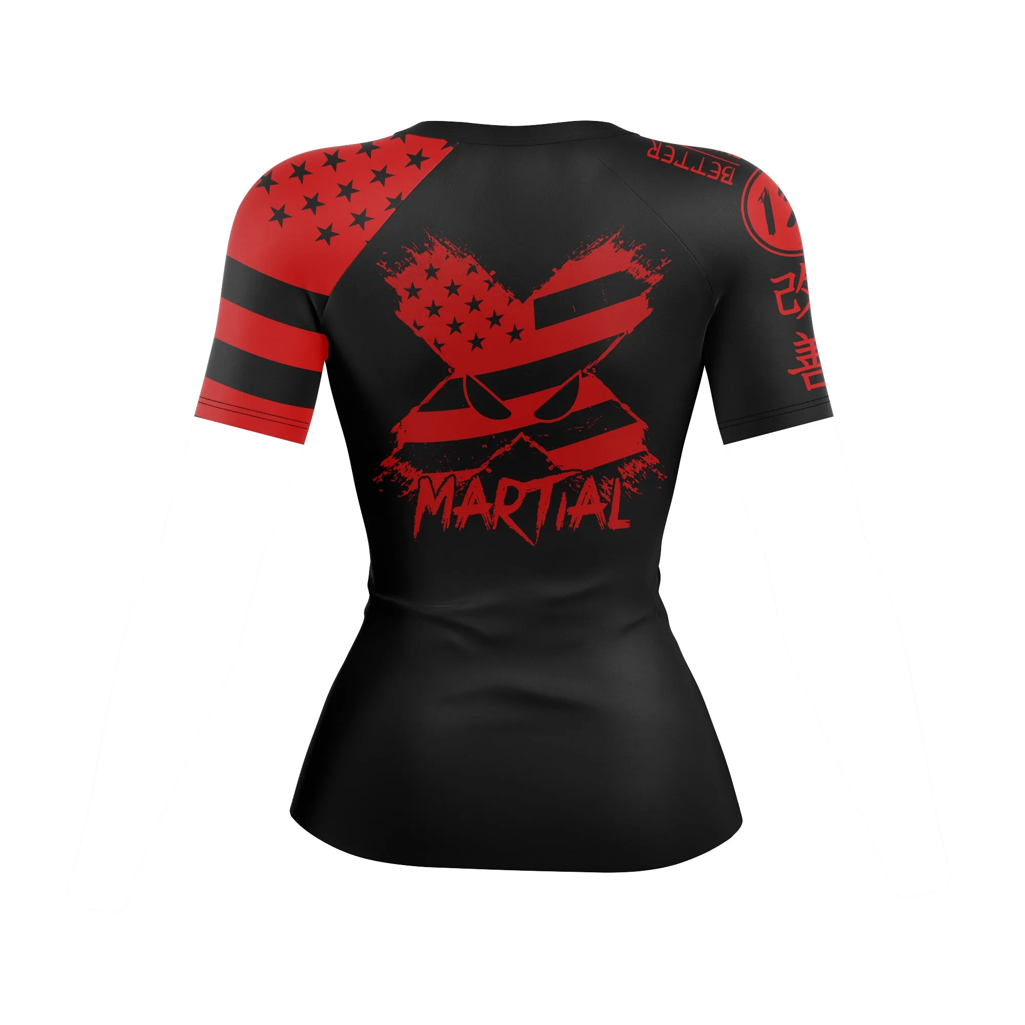 American Fighter Women's Rank BJJ Rash Guard