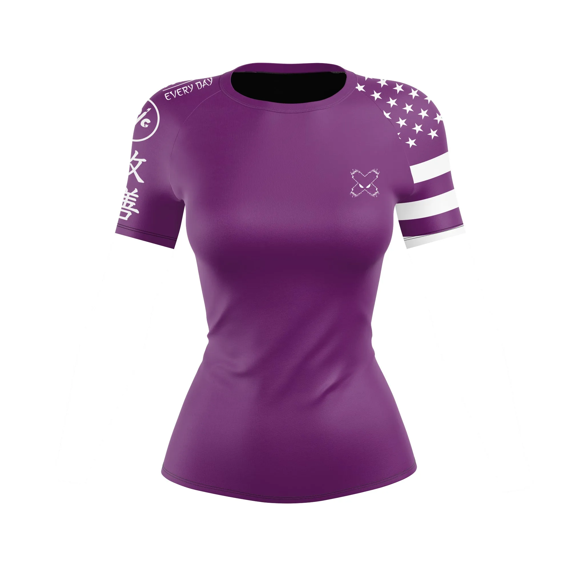 American Fighter Women's Rank BJJ Rash Guard