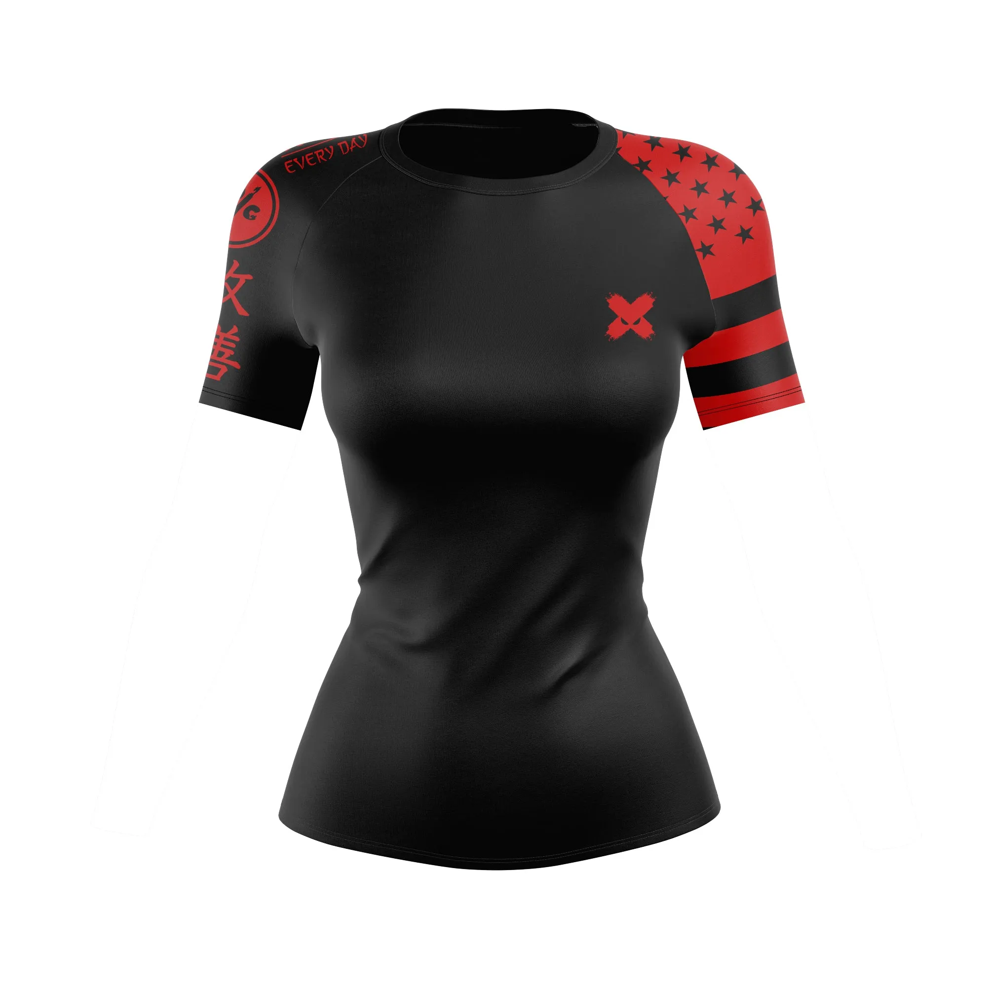 American Fighter Women's Rank BJJ Rash Guard