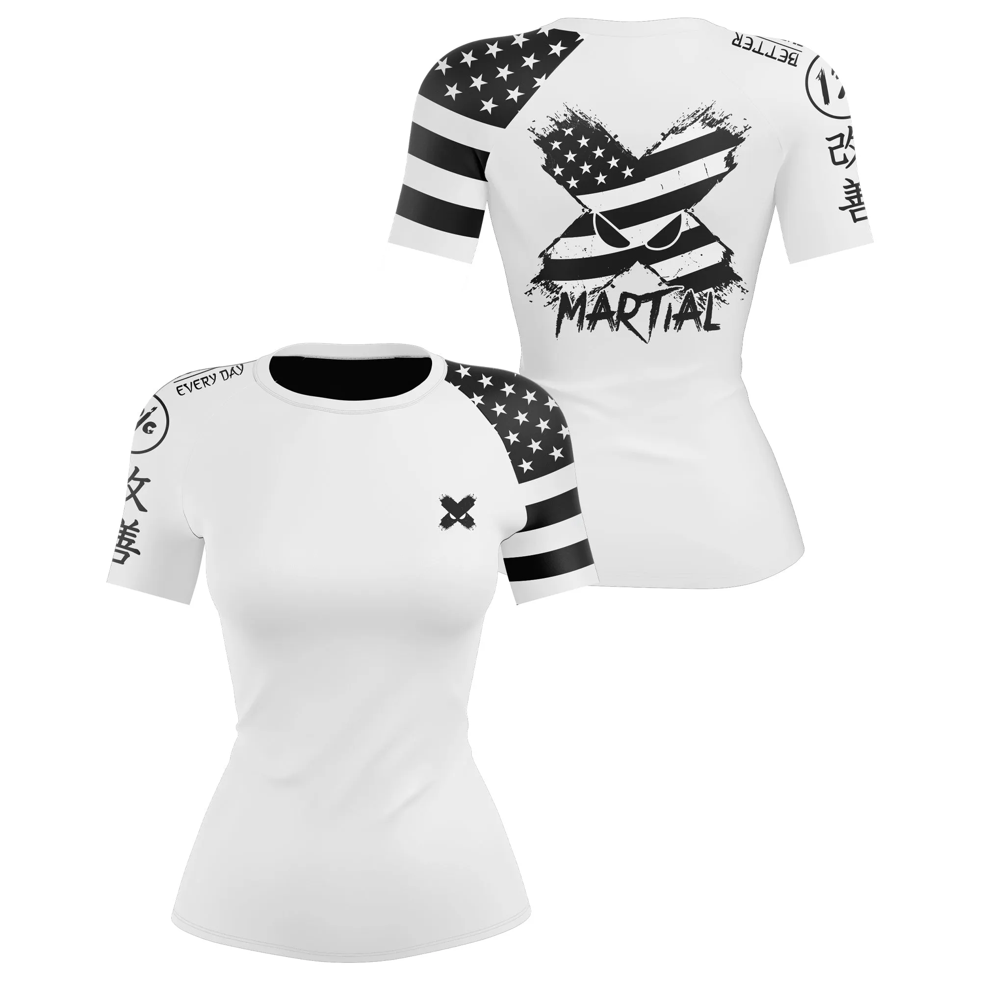 American Fighter Women's Rank BJJ Rash Guard