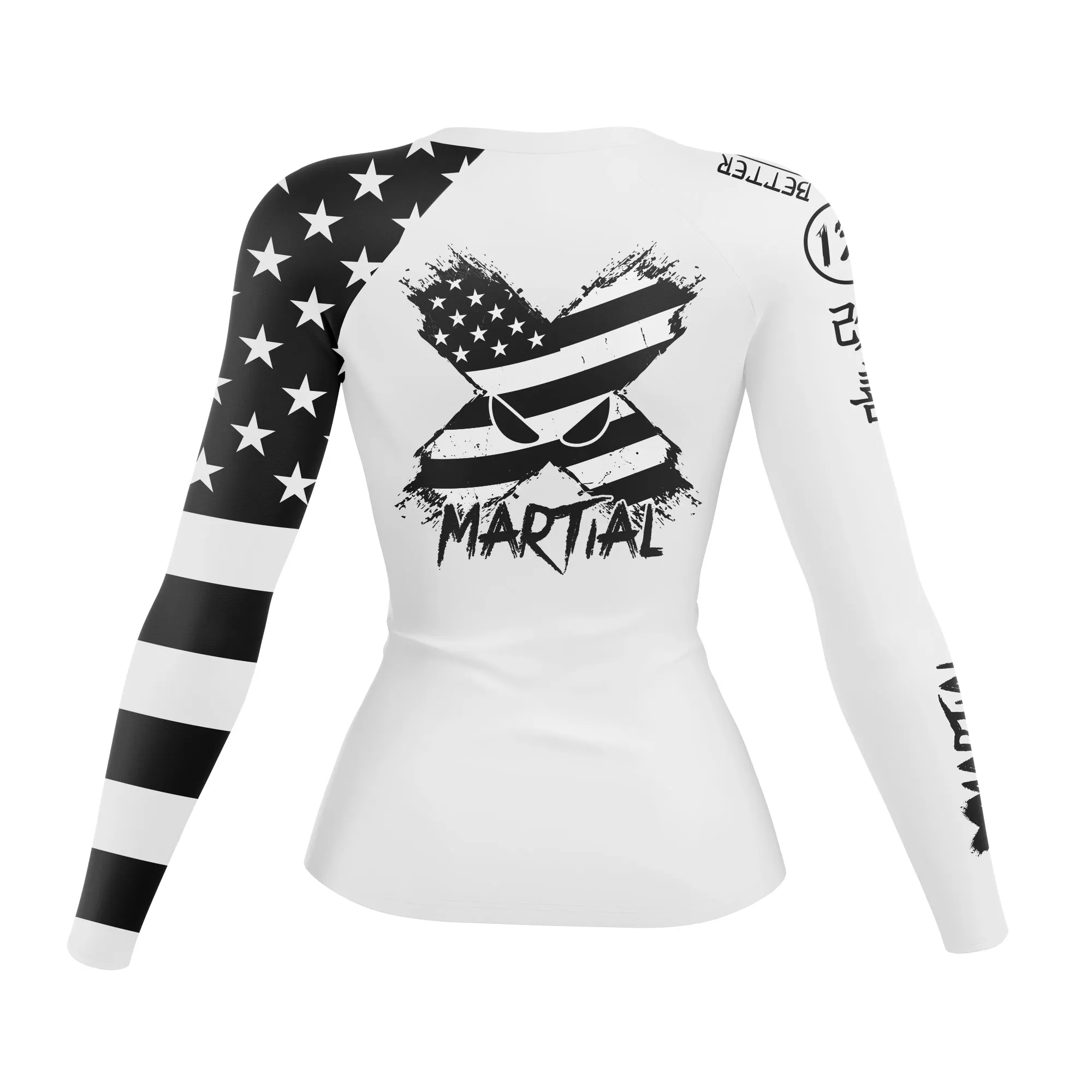 American Fighter Women's Rank BJJ Rash Guard