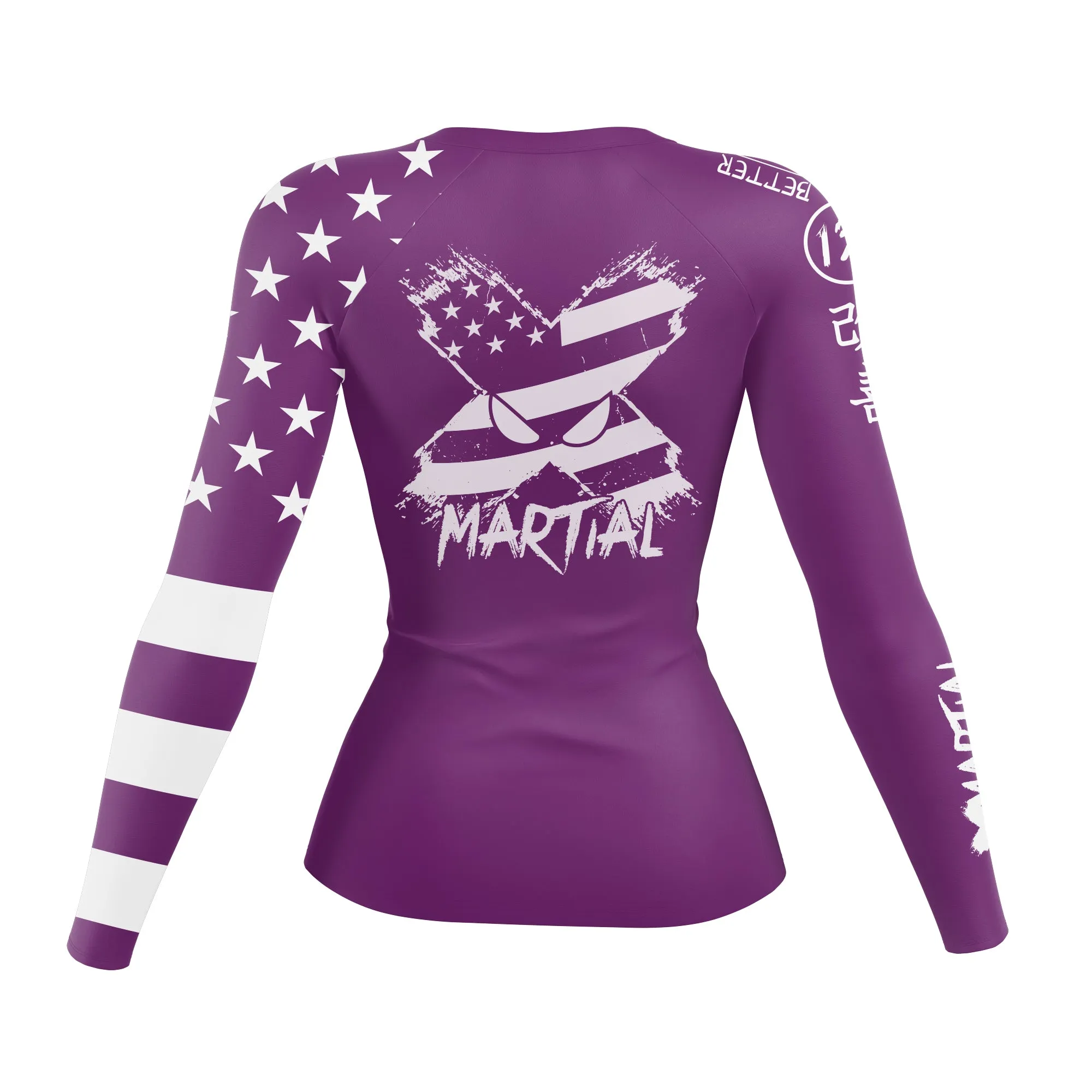 American Fighter Women's Rank BJJ Rash Guard