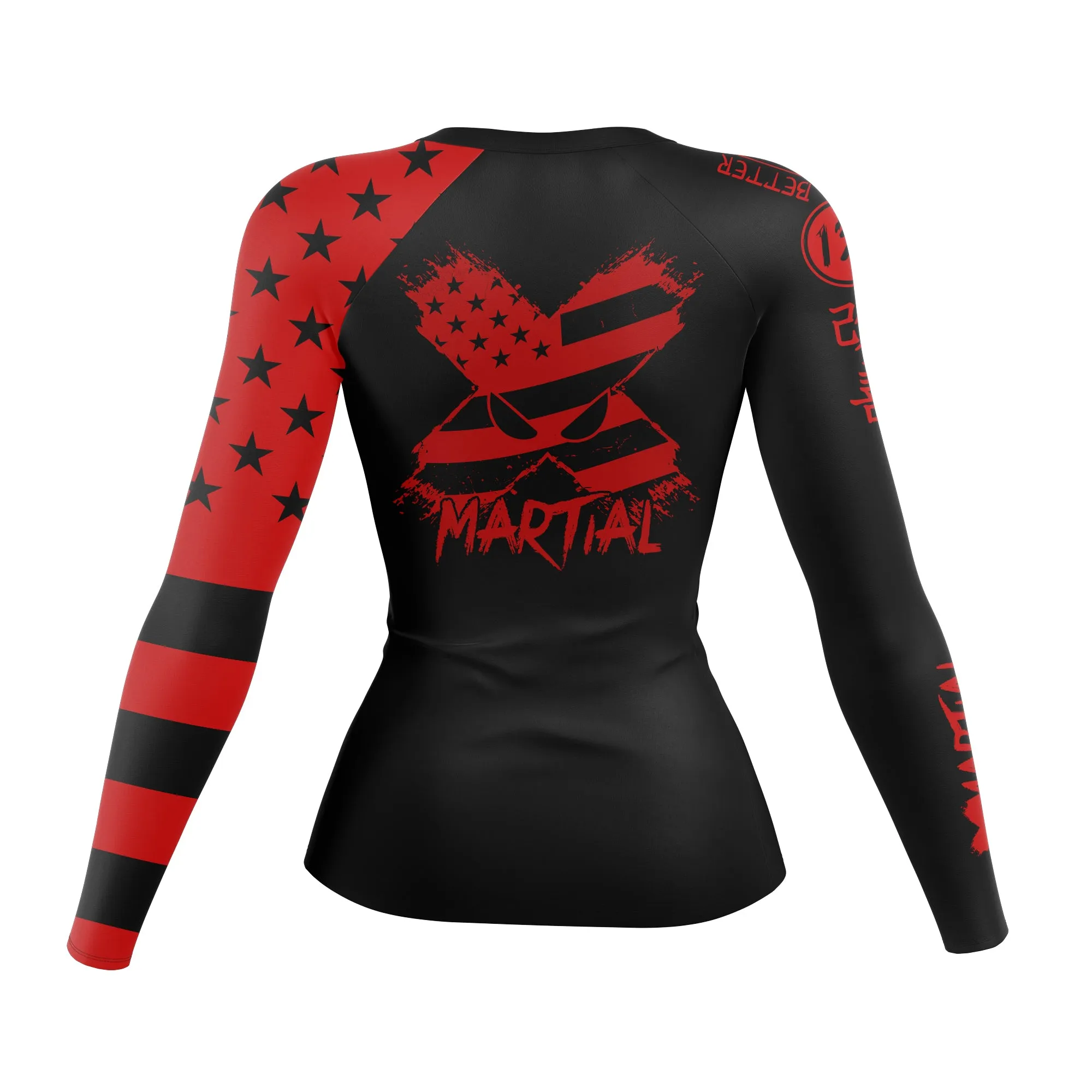 American Fighter Women's Rank BJJ Rash Guard