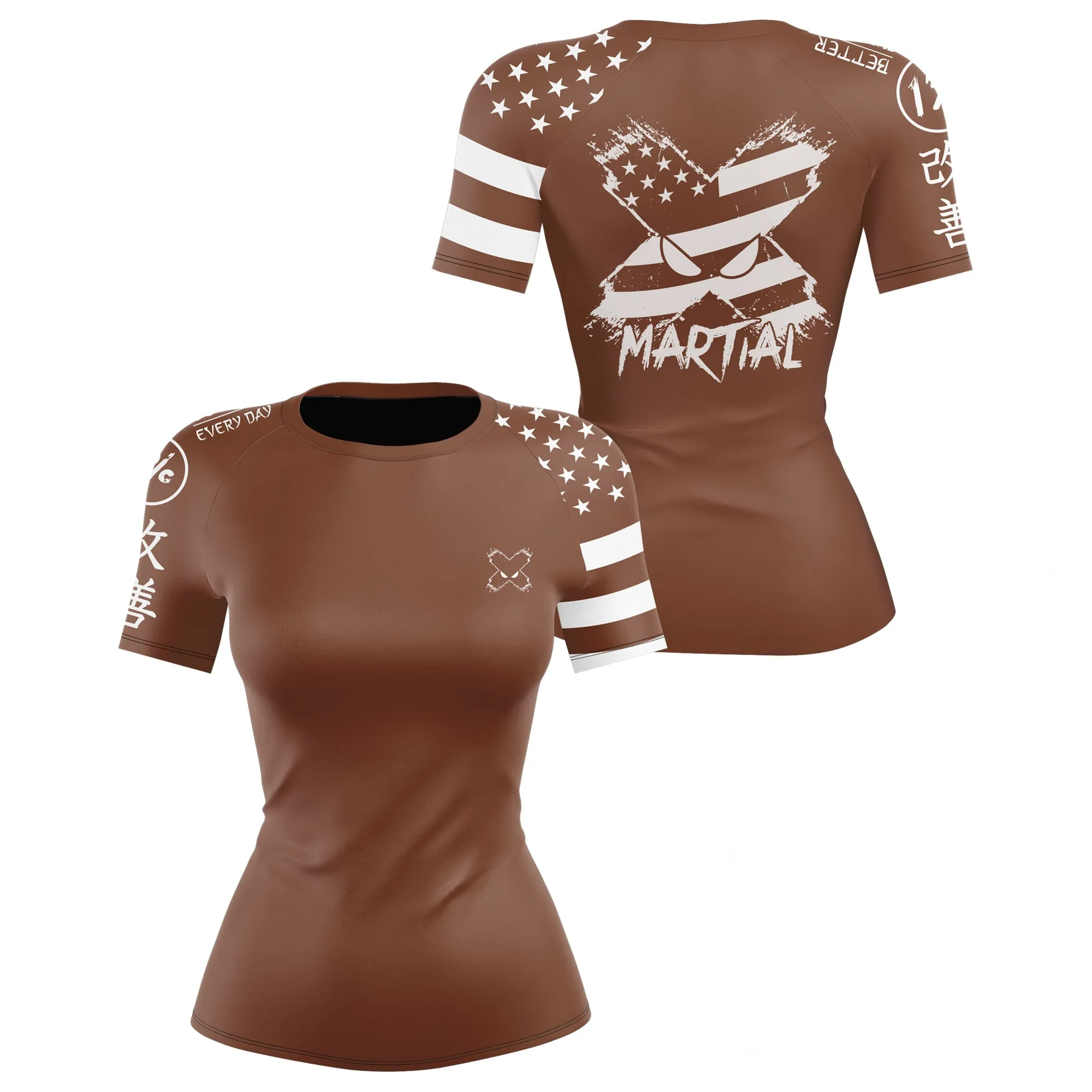 American Fighter Women's Rank BJJ Rash Guard