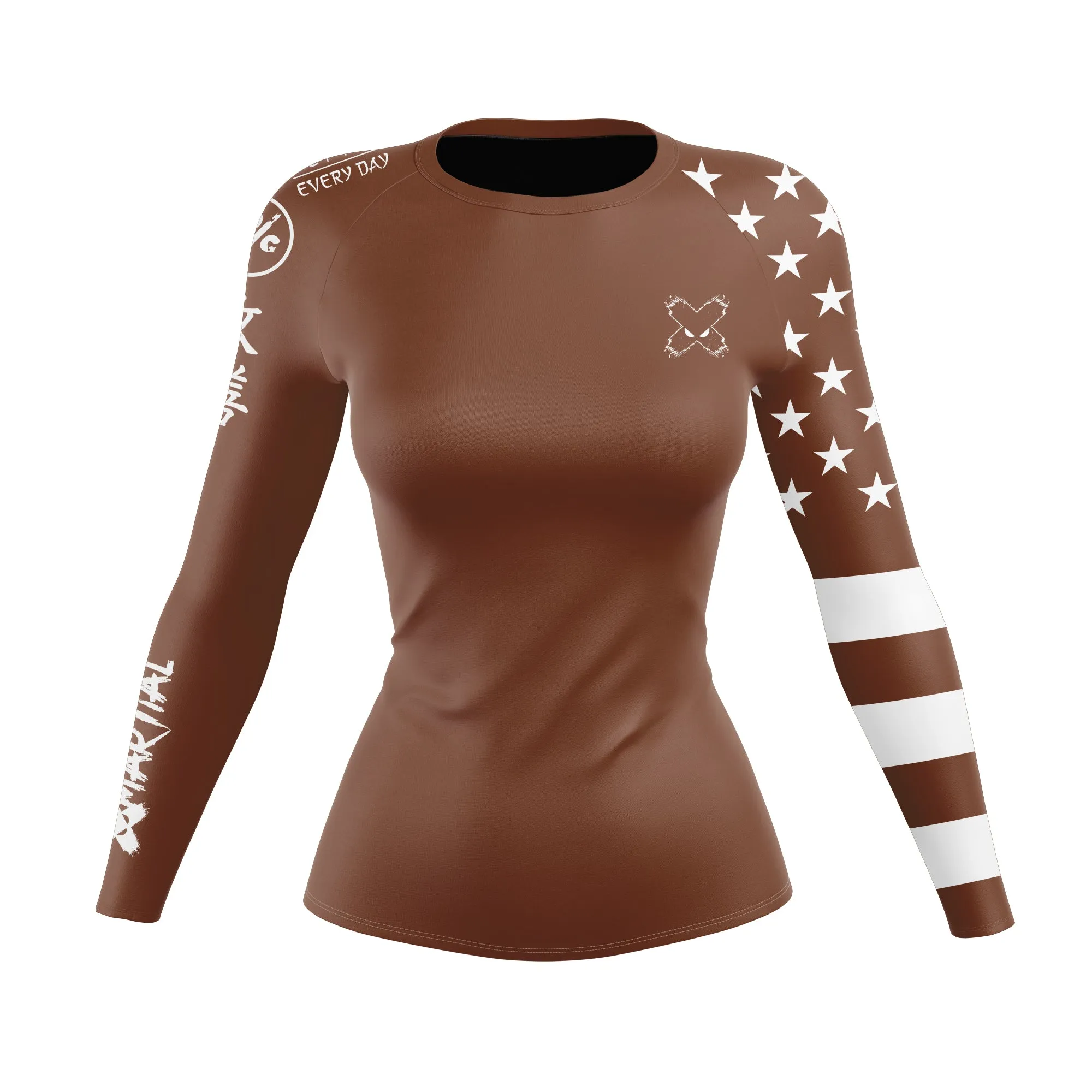 American Fighter Women's Rank BJJ Rash Guard