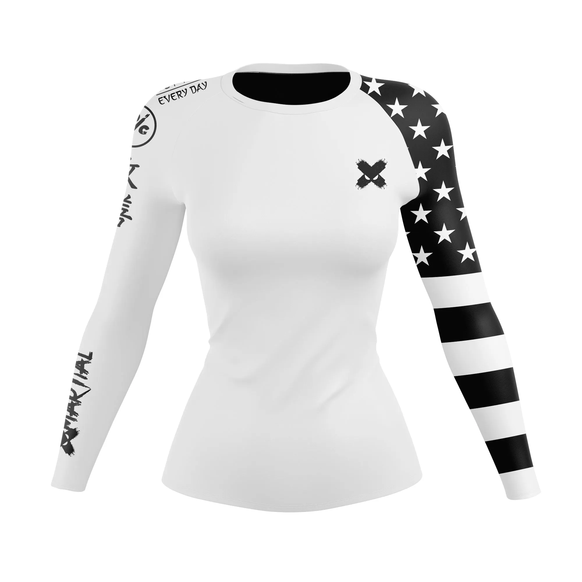 American Fighter Women's Rank BJJ Rash Guard