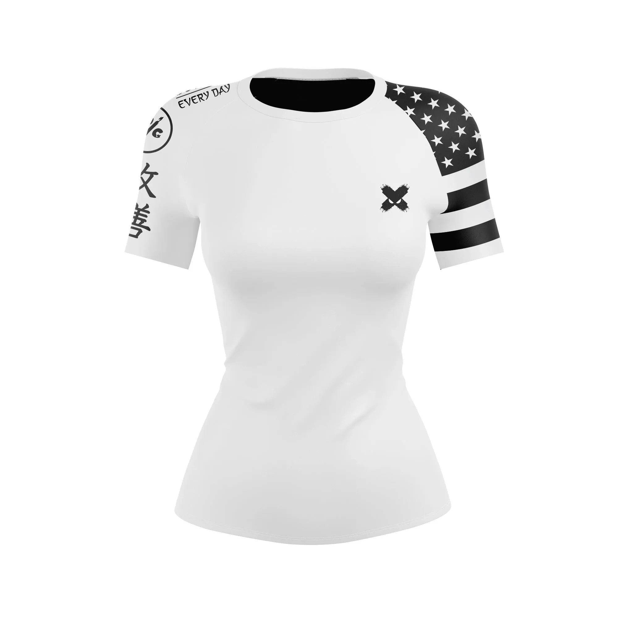 American Fighter Women's Rank BJJ Rash Guard