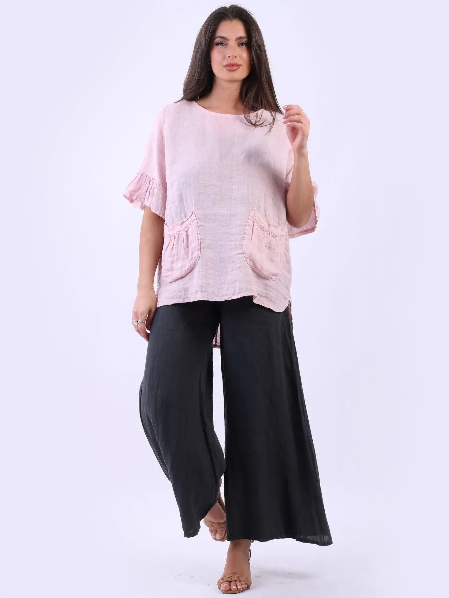 Anne   Kate Italian Solaro Linen Top