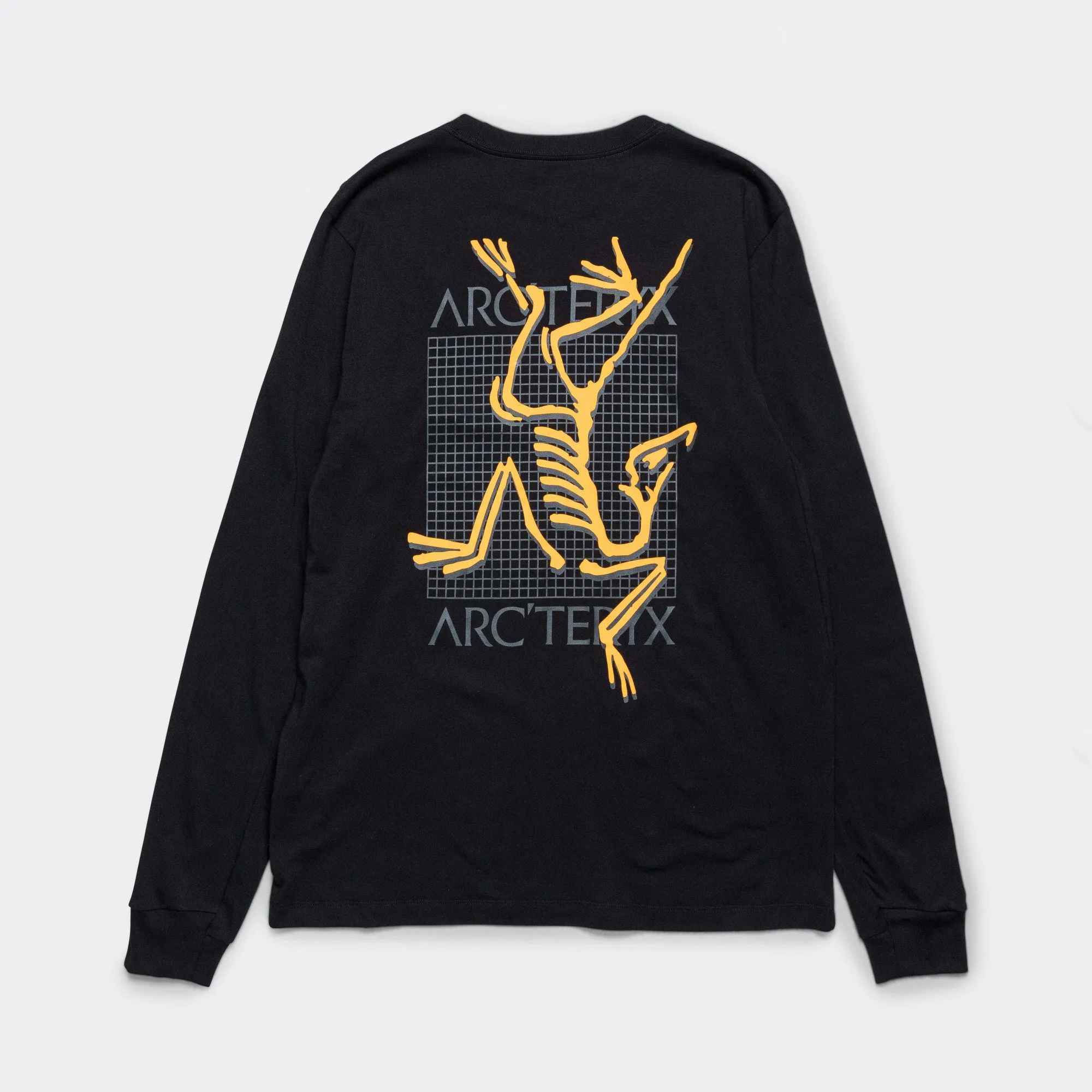 Arc'Multi Bird Logo LS T-Shirt - Black