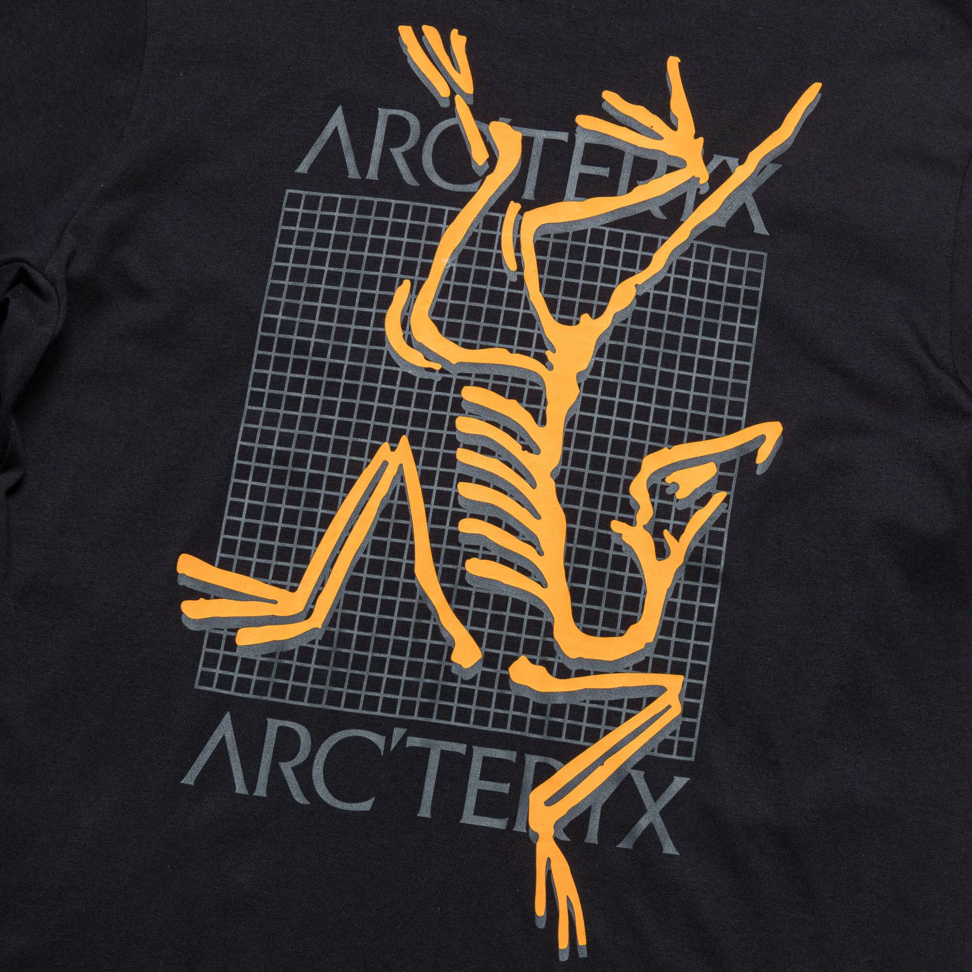 Arc'Multi Bird Logo LS T-Shirt - Black