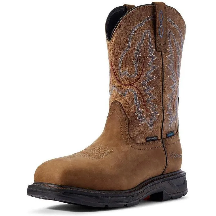 Ariat Men's WorkHog XT 11 Carbon Toe Western Work Boot - Brown - 10031483