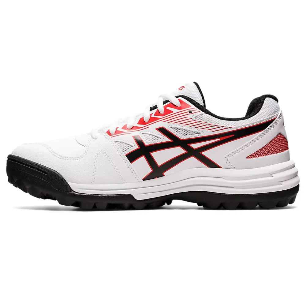 ASICS Men's Gel-Lethal Field Cricket Shoe (White/Classic Red)