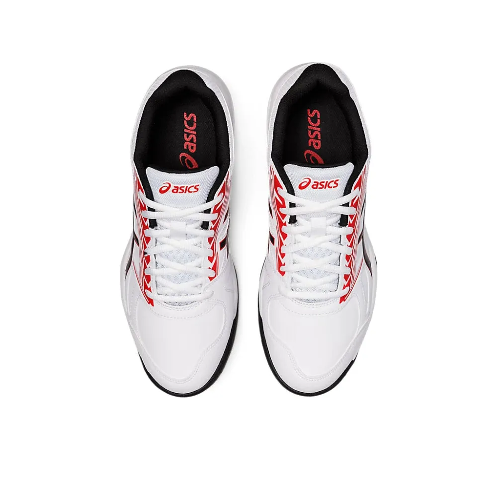 ASICS Men's Gel-Lethal Field Cricket Shoe (White/Classic Red)