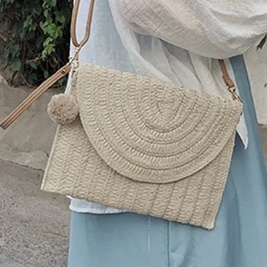 Bag031 Crossbody Rata Bag Natural