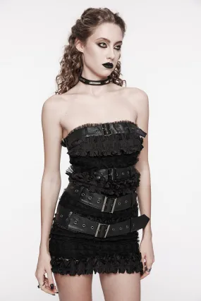 Banshee Grunge Goth Tube Top