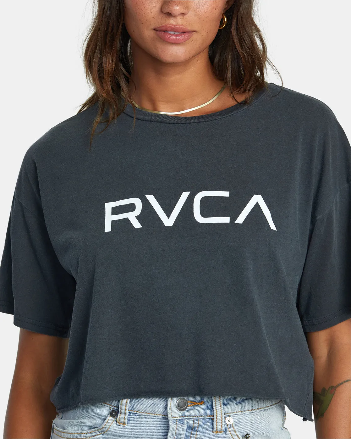 Big RVCA Short Sleeve Tee - True Black