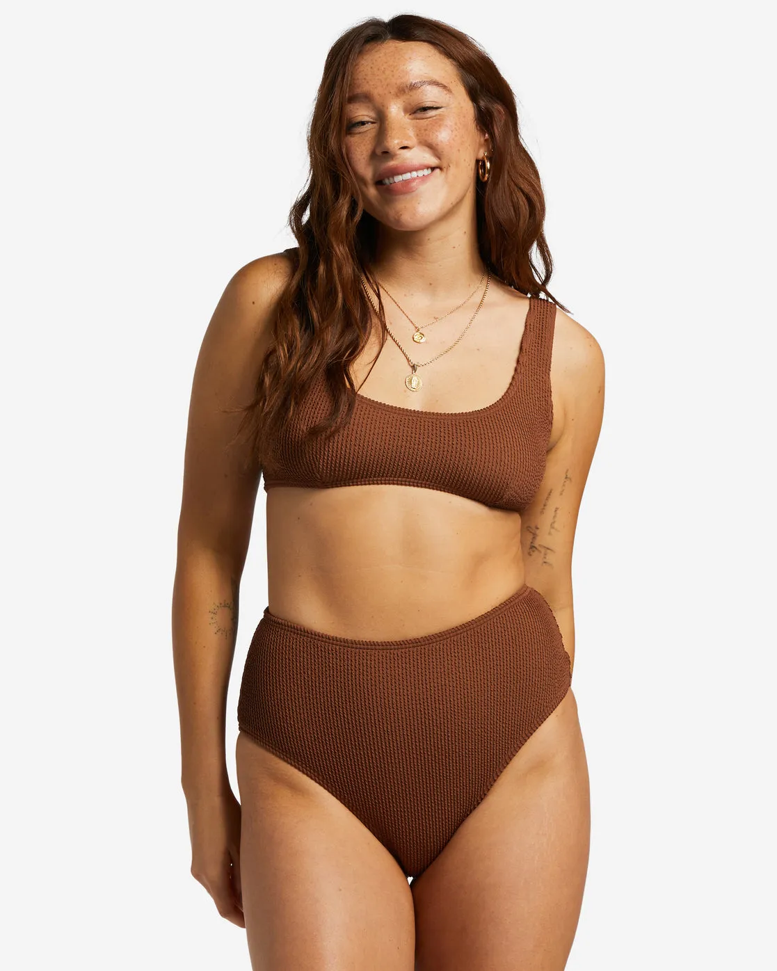 Billabong Summer High Bralette Bikini Top - Toasted Coconut