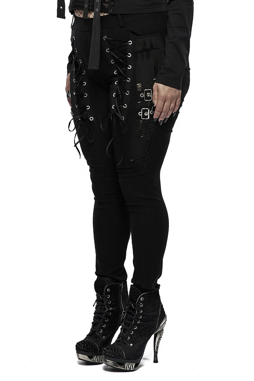 Black Blood Skinny Jeans