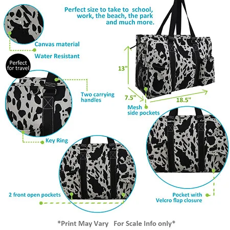 Black Cow NGIL Zippered Caddy Large Organizer Tote Bag