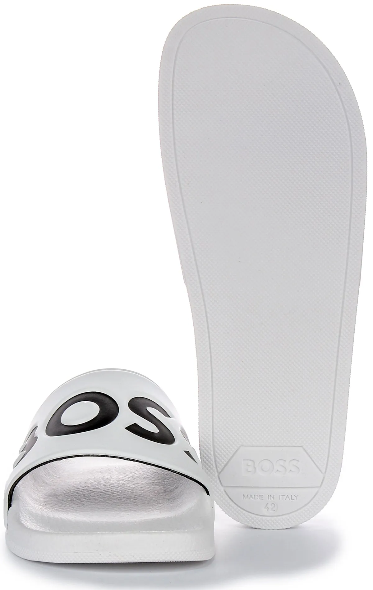 Boss Aryeh Slide In White Black For Men