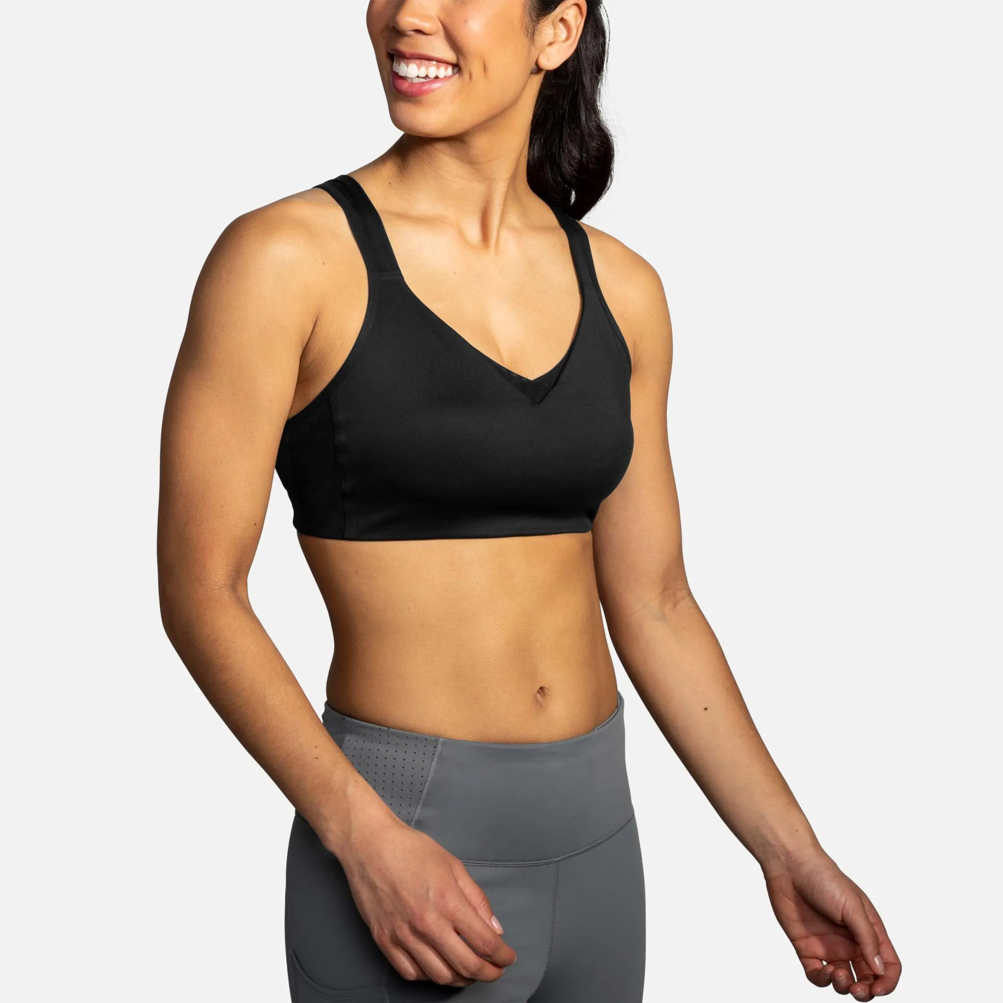 Brooks | Women's Drive Convertible Run Bra - Black