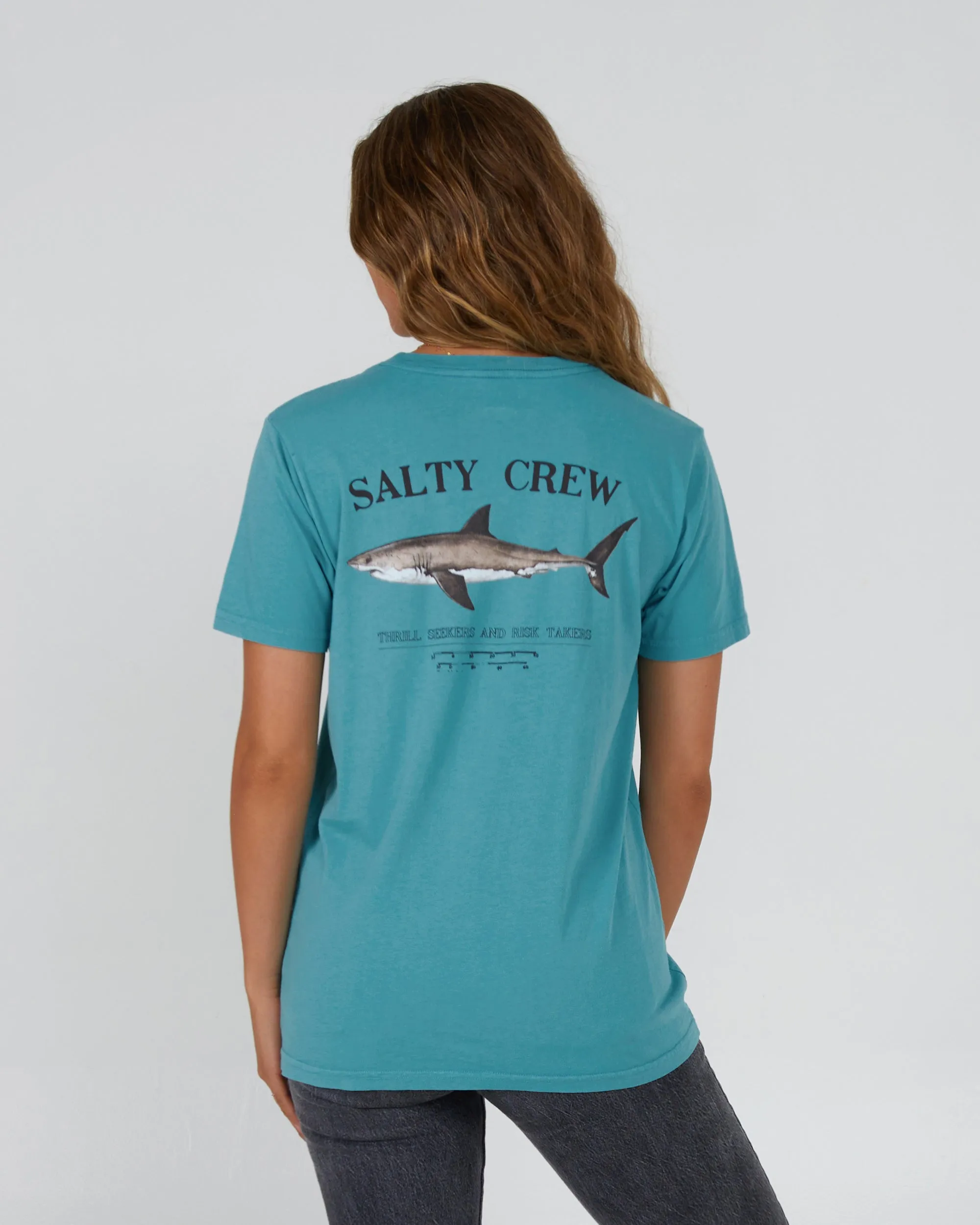 Bruce Sea Green Boyfriend Tee