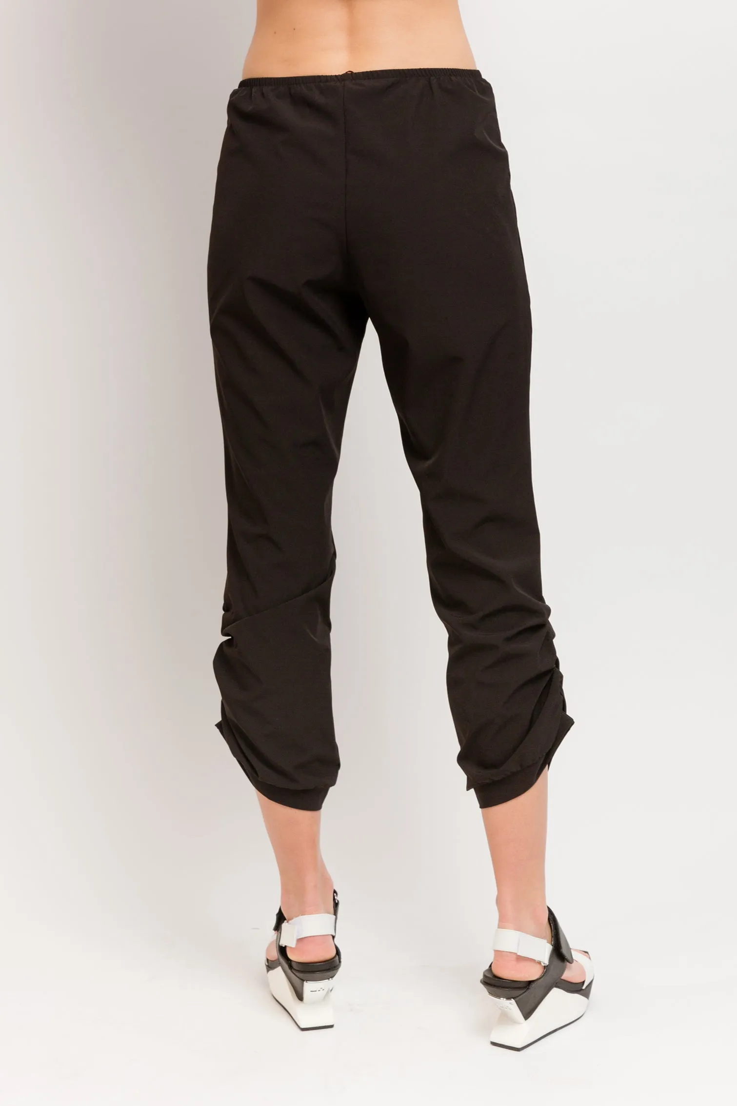 Caterpillar Pant in Black Techno Stretch