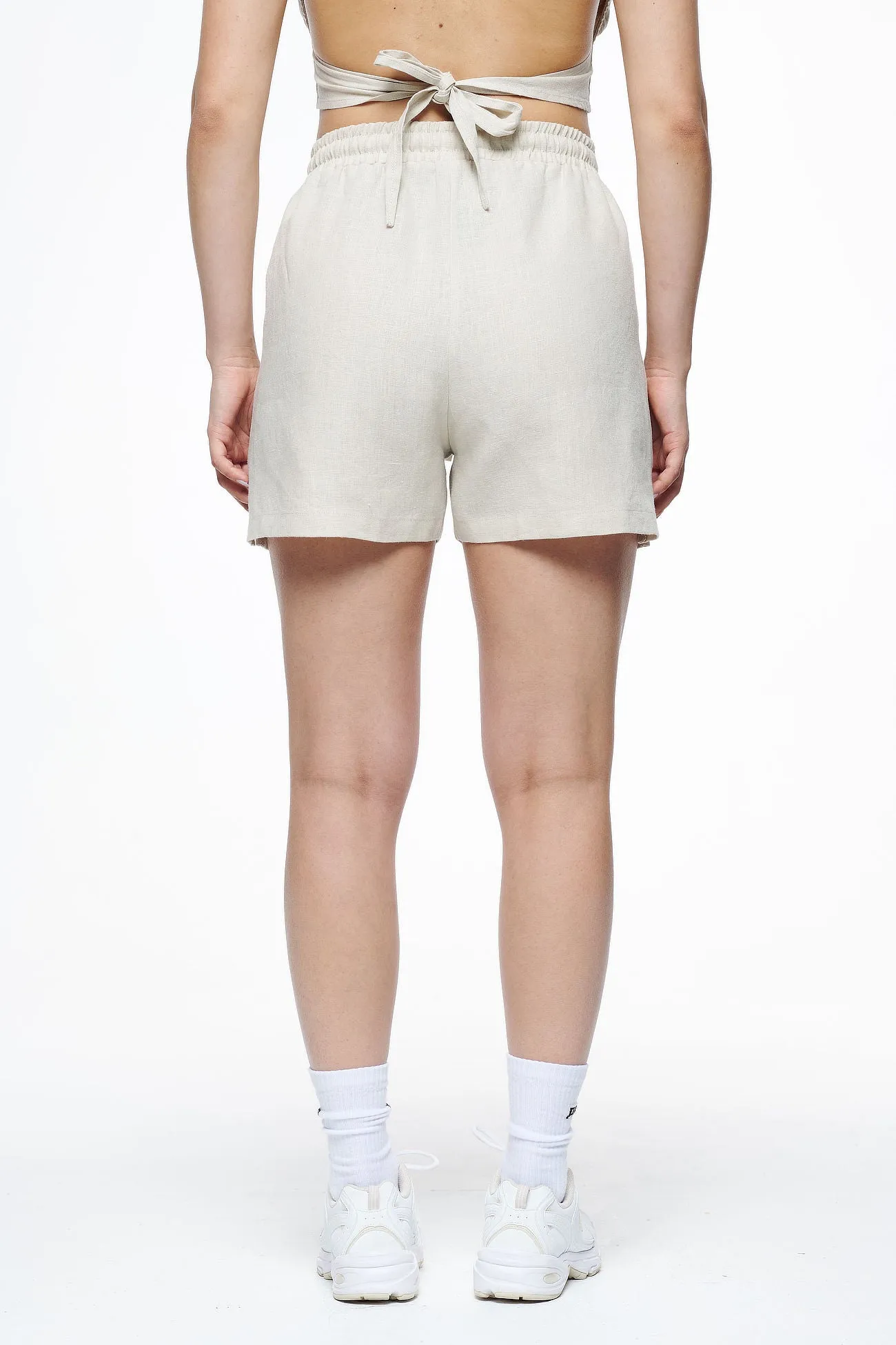 Ceria Canvas Shorts Unbleached