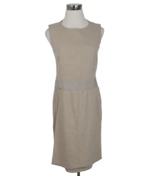 Chanel 1999 Beige Cashmere Dress sz 6