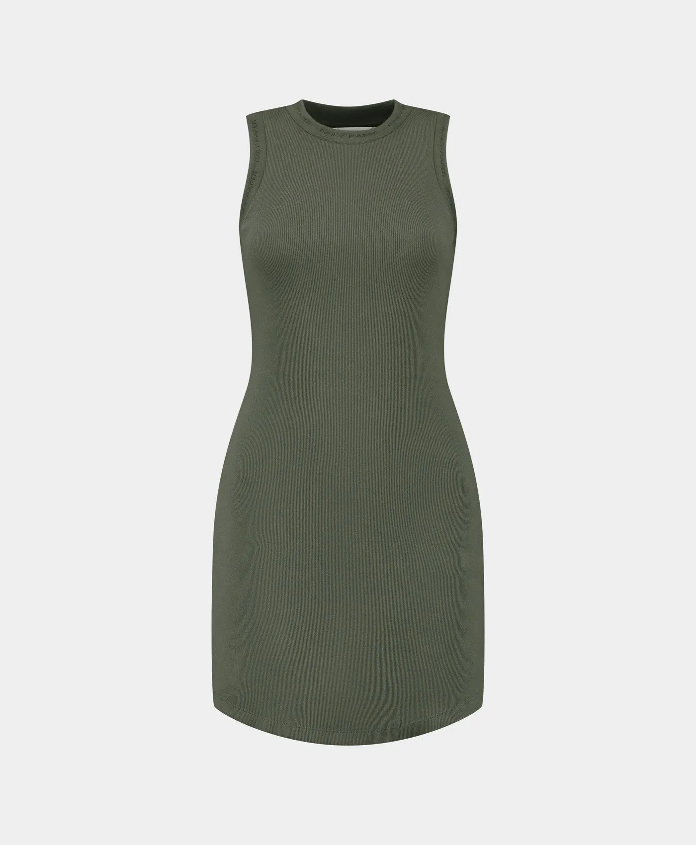 Chimera Green Erib Tank Dress