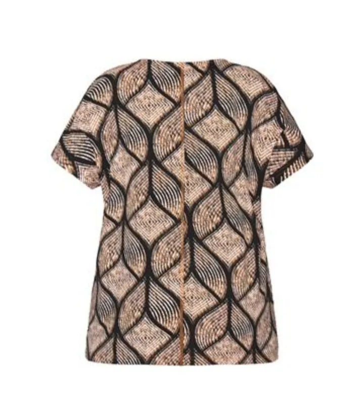 Ciso Geometic print top