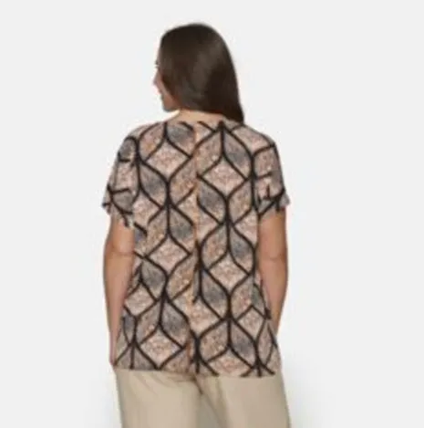 Ciso Geometic print top