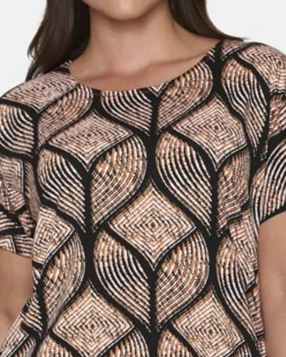 Ciso Geometic print top