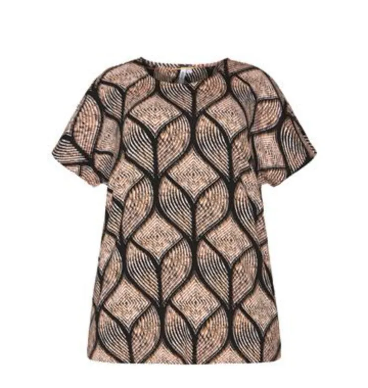 Ciso Geometic print top