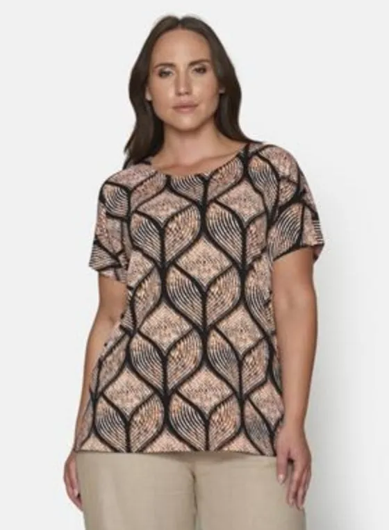 Ciso Geometic print top