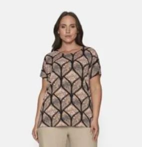 Ciso Geometic print top