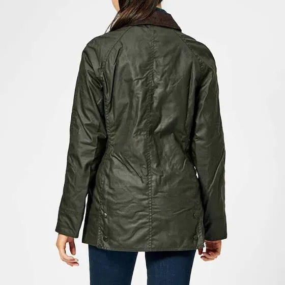 Classic Beadnell Wax Jacket -Sage