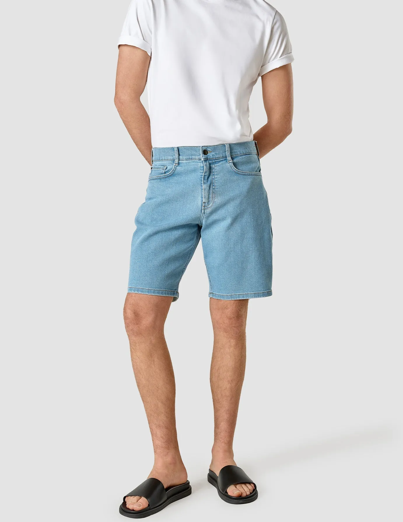 Classic Denim Shorts Bright Blue